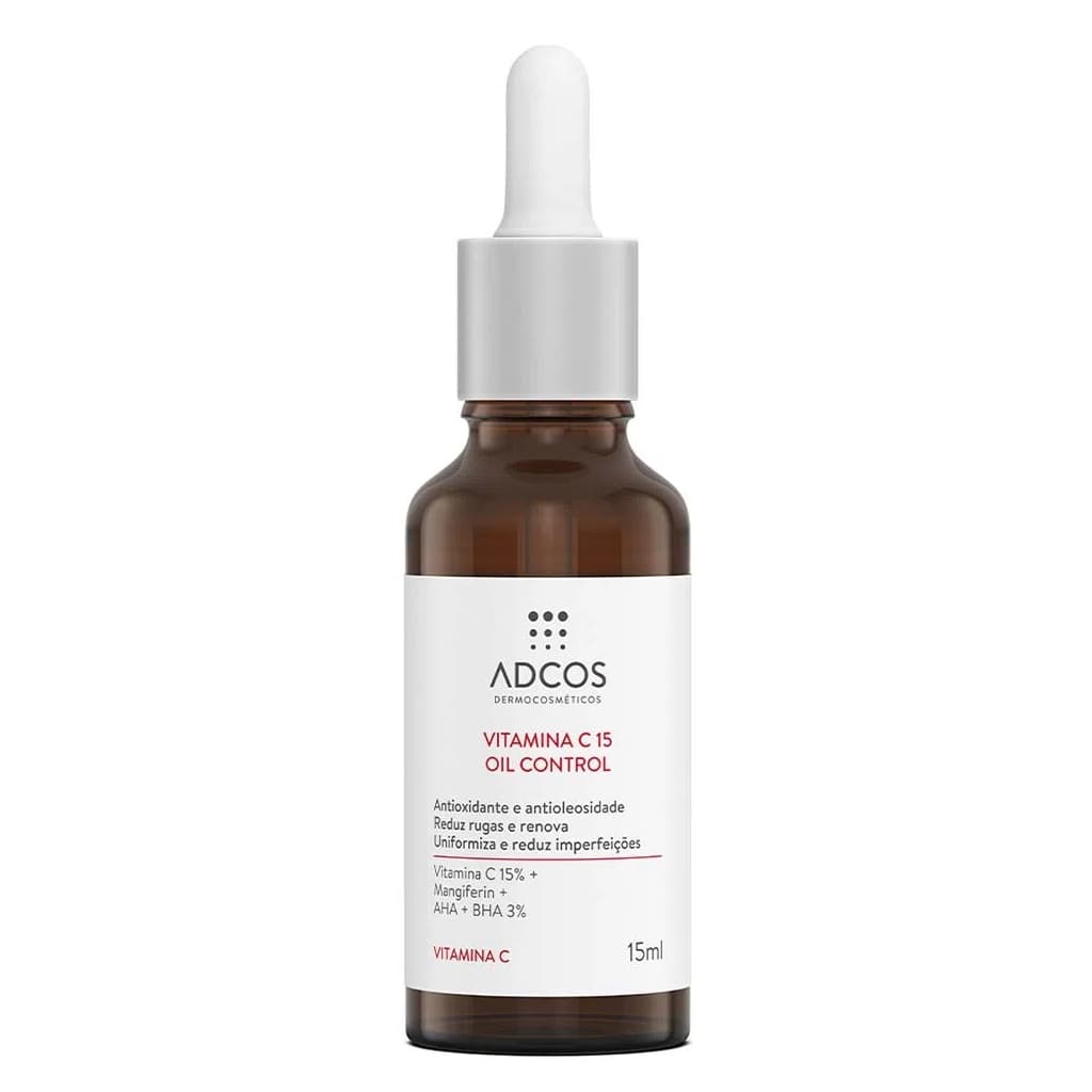 Sérum Facial Rejuvenescedor Adcos Vitamina C 15% Oil Control - 15ml