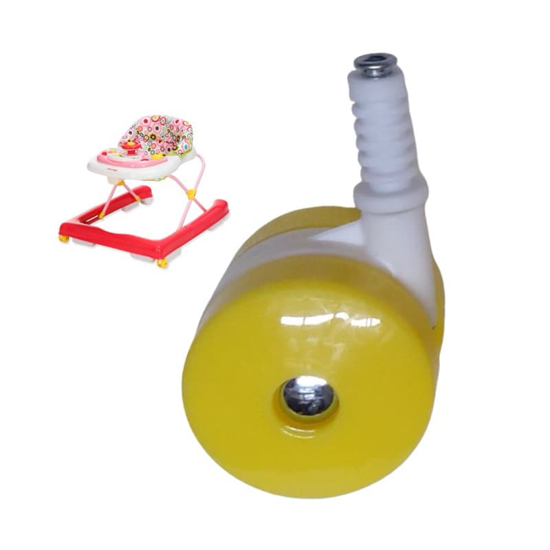 Roda Frontal Rodinha da Frente do Andador de Bebê Buggy Voyage Rosa - Unidade