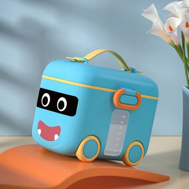 Porta Leite em Pó para bebe Infantil Com Dosador e Nivelador capacidade para 180g Livre de BPA milk