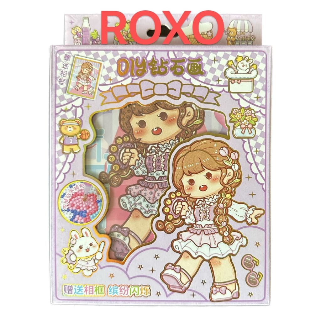 Com Quadros De Pintura 5D Diamante Infantil Porta Retrato