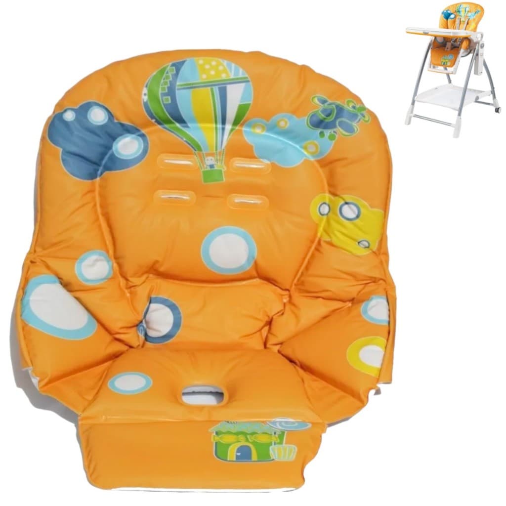 CAPA ESTOFADO PARA CADEIRA DE ALIMENTAÇÃO PRIMA PAPPA NEWBORN/SIESTA BALOON ARANCIO