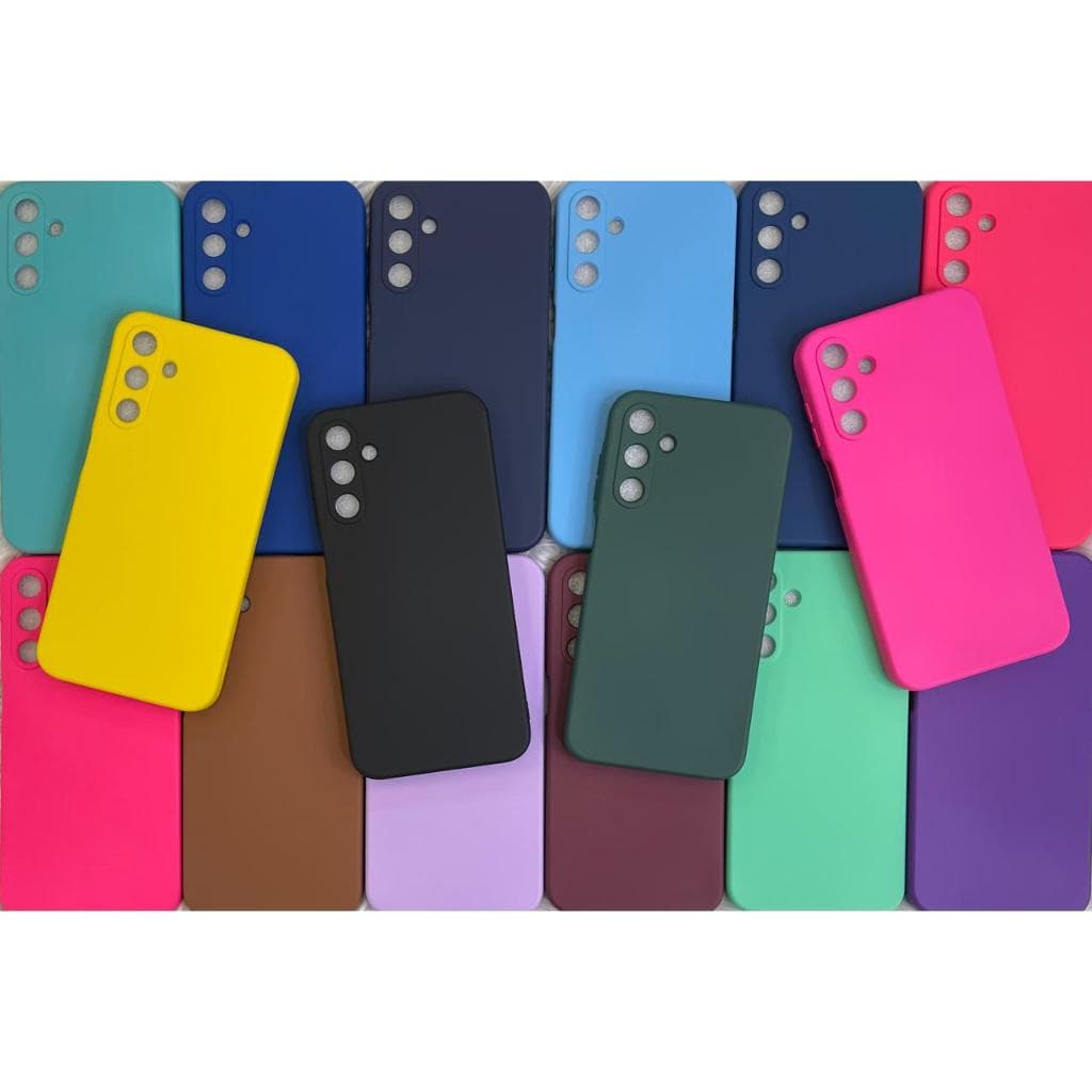 Capa Capinha Para Samsung A15 Silicone Aveludado Pelicula Case