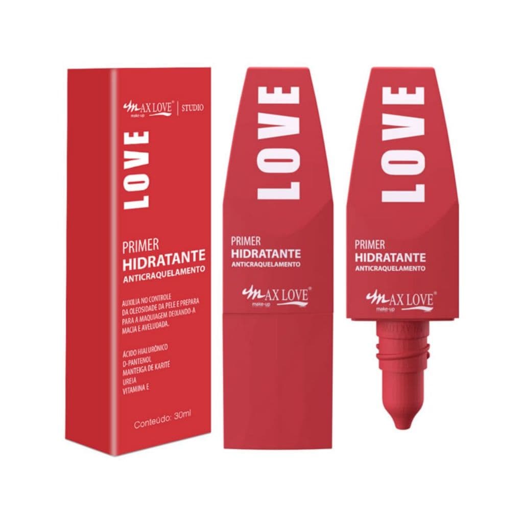 Primer Facial Hidratante Anticraquelamento - Max Love - 30Ml
