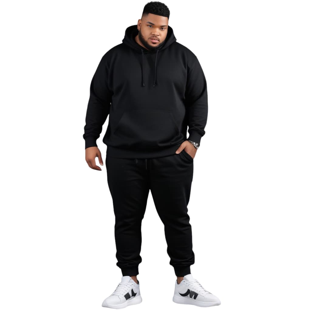 Conjunto Moletom Blusa Capuz e Calça Moletom Joguer Plus Size ou CALÇA AVULSA ou CASACO AVULSO Masculino Liso Básico
