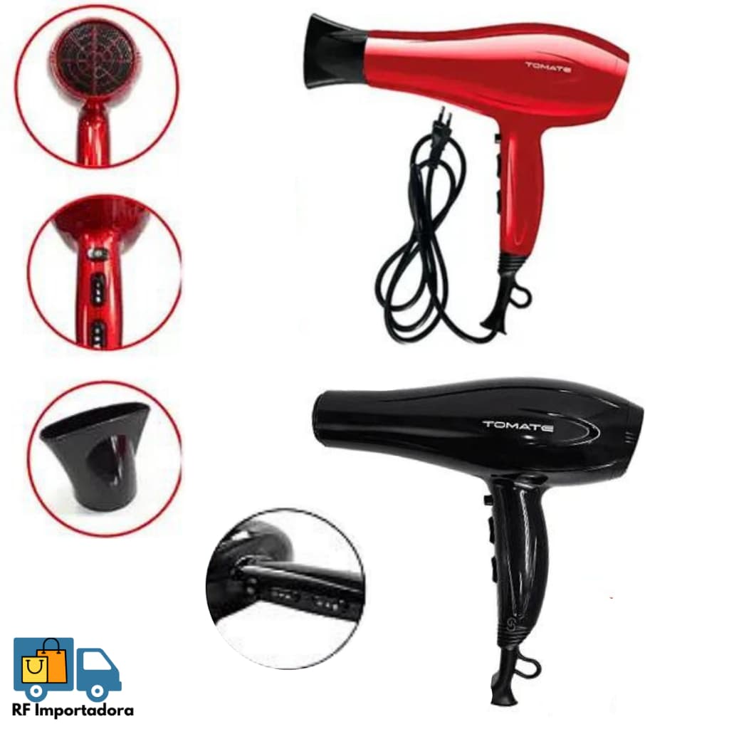 Secador De Cabelo Tomate Profissional 110V/220V - 1900W/2000W