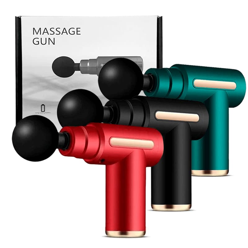 Massageador Portátil Elétrico Pistola Muscular Corporal Pistola de Massagem