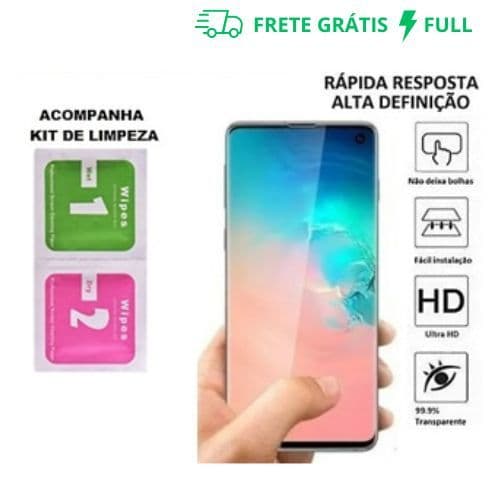 PELÍCULA GALAXY S10 (COM FURO NA CÂMERA) (FUNCIONA A DIGITAL)
