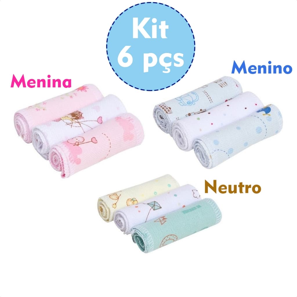 Kit 6 pçs Faixa Umbilical para Umbigo Bebê Recém-Nascido – Higiene Proteção e Conforto