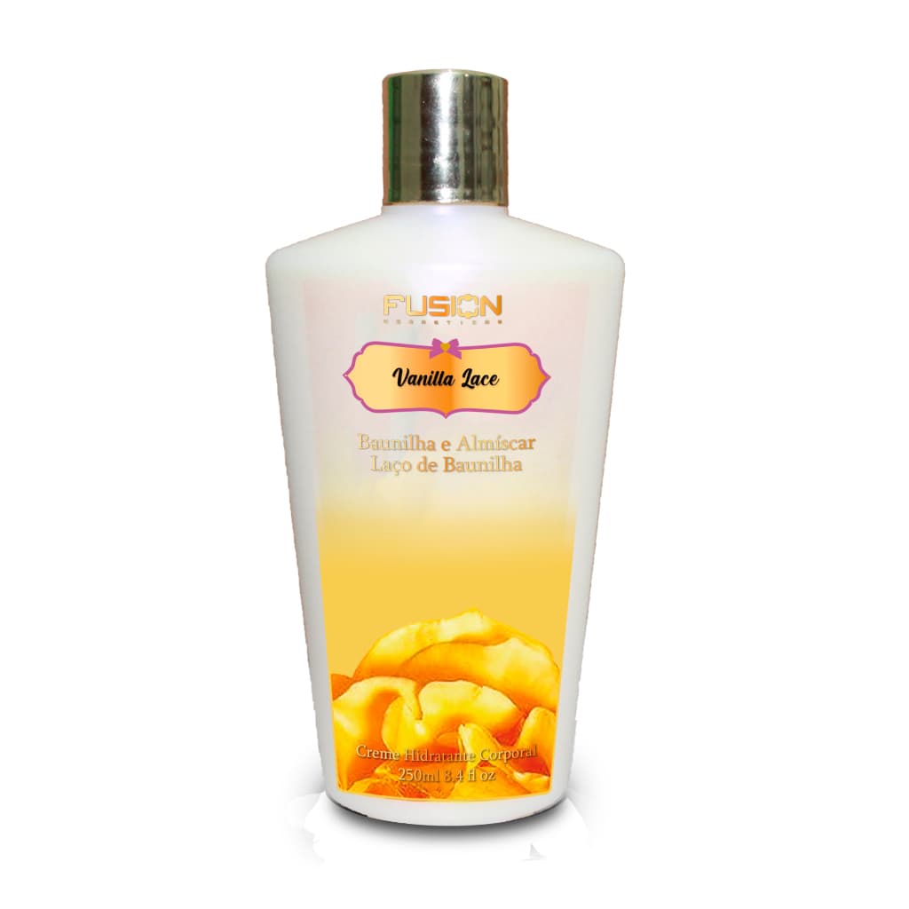 Creme Hidratante Corporal Vanilla Lace Fusion Cosméticos - Inspirado Marca Famosa 250ml Pronta Entrega