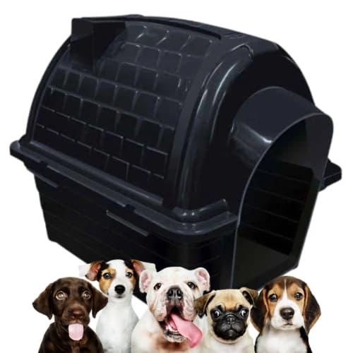 CASINHA NUMERO 6  CACHORRO MÉDIO PORTE - CASA PARA CÃO IGLU FURACÃO PET