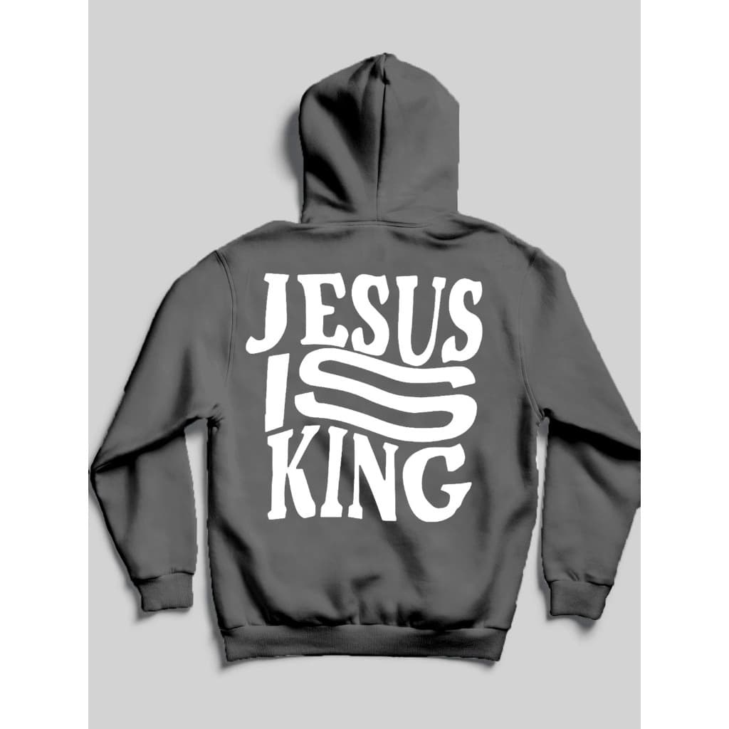 Moletom Canguru Jesus Is King Com Capuz  Bolso Casaco Feminino Masculino Flanelado Unissex Inverno Frio Blusa