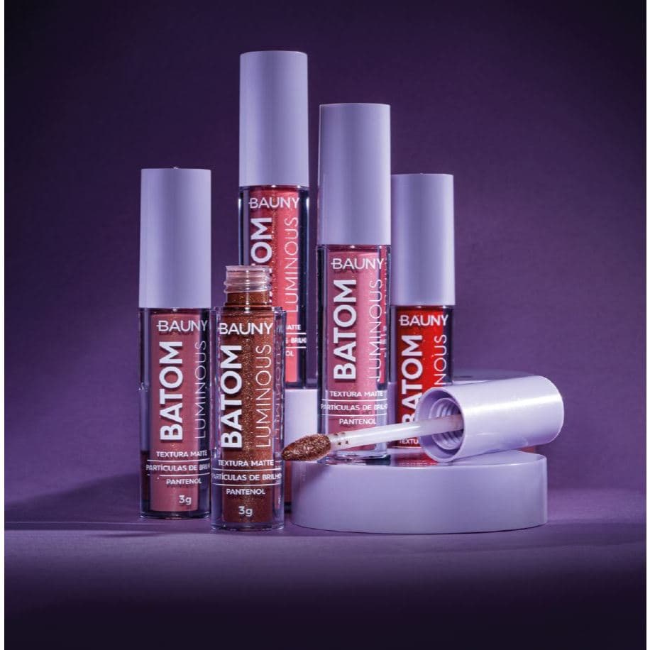 Batom Luminous Líquido batom + sombra textura matte Bauny