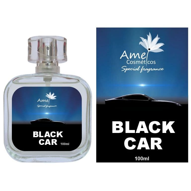 Perfume Amei Cosméticos ORIGINAL  Black Car 100ml Masculino Fragrância Importada 33% de essência  Parfum alta fixação