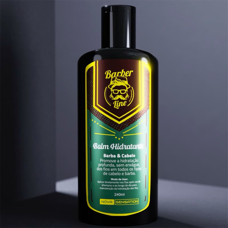 Balm Para Barba Hidratante Muito Cheiroso e Perfumado Anti Frizz