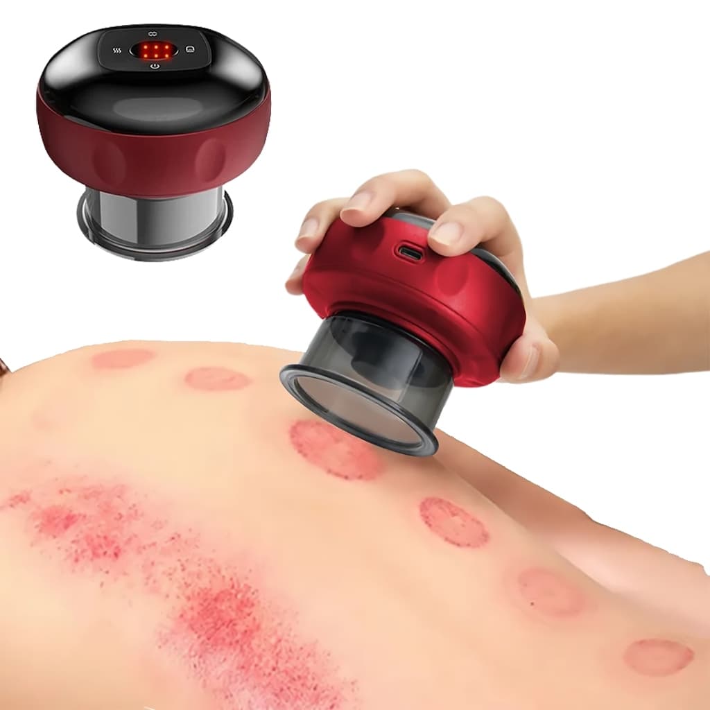 Massageador Elétrico 6 Modos Ventosa A Vácuo Massageador Corporal dores massagem musculos e muscular