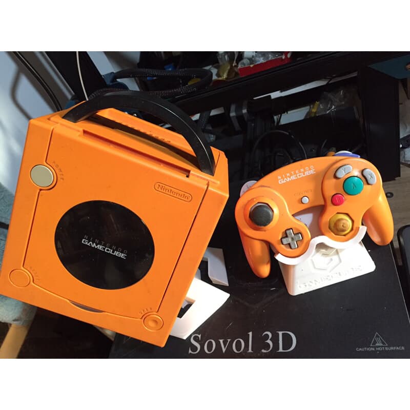 Gamecube Suporte para Video Game e Controle + Brinde