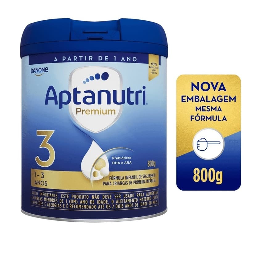 Fórmula Infantil Aptanutri Premium 3 Danone  Lata de 800g