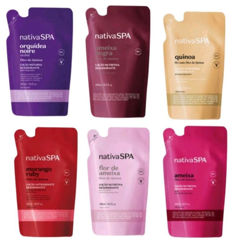 Nativa Spa Refil hidratante 350 ml ( escolha o seu)