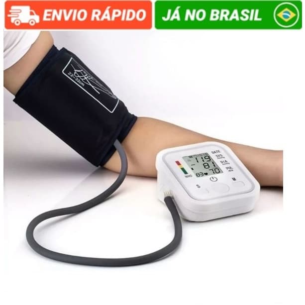 Aparelho Medidor De Pressão Arterial Digital De Braço Alta Precisão Com Instrução de Voz Top