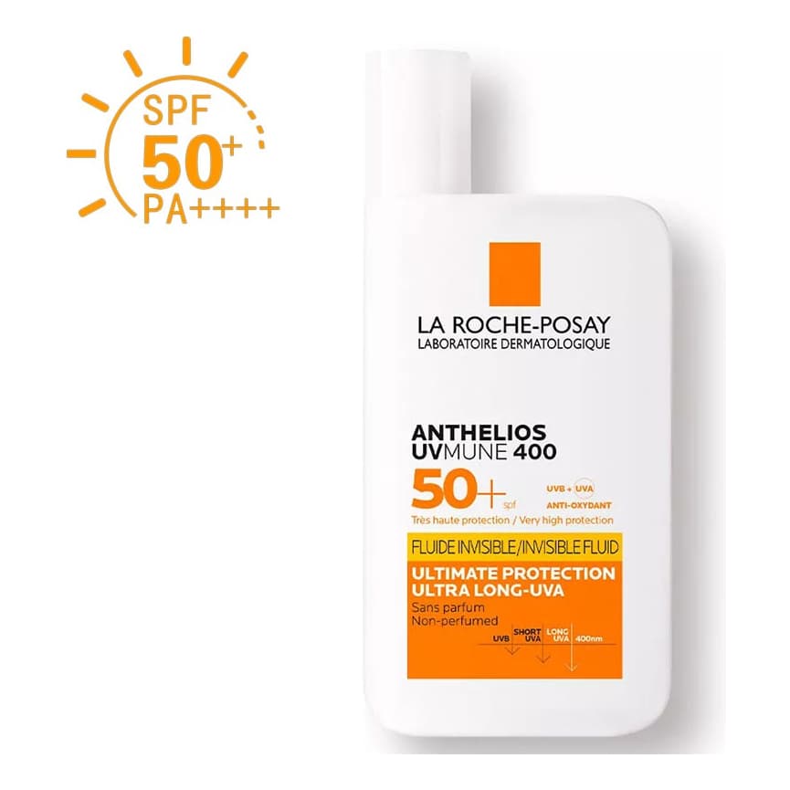 Protetor solar facial antioleosidade anthelios airlicium fps 50 sem cor 50ml La Roche-posay