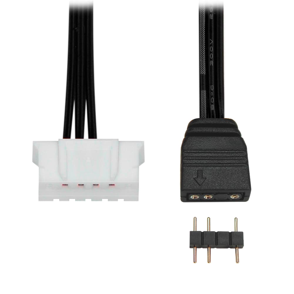 CABO ADAPTADOR 6 PINOS PARA 3 PINOS (ARGB 5V), ADAPTADOR CONTROLADORA DE FAN 6 PINOS