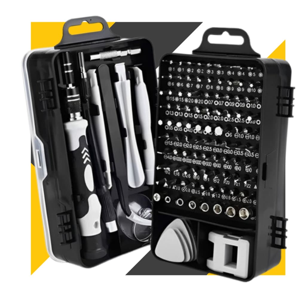 Kit Ferramentas 115 Peças Jogo Mini Chaves Precisão Multiuso Celular Notebook Tablet Conjunto Completo