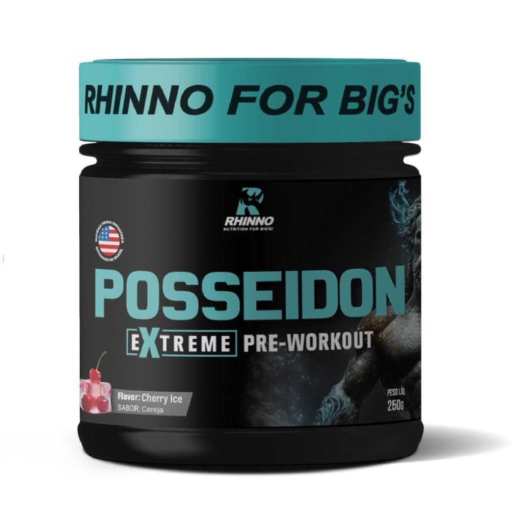 Suplemento em Pó Pré Treino Posseidon 250g Rhinno Nutrition for Bigs