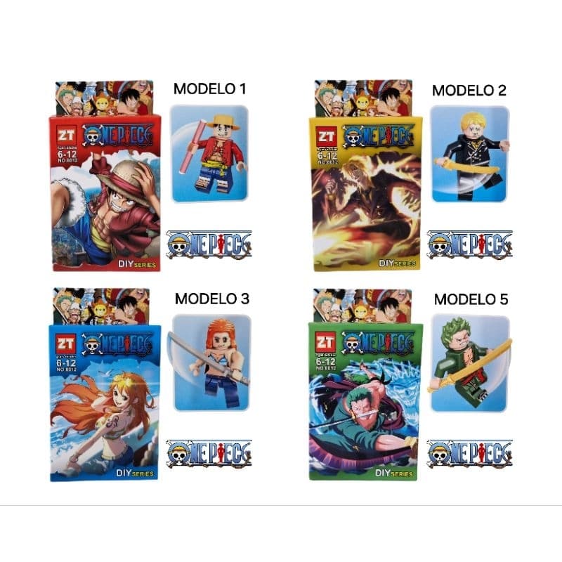 Blocos de Montar do One Piece Compatíveis com Lego