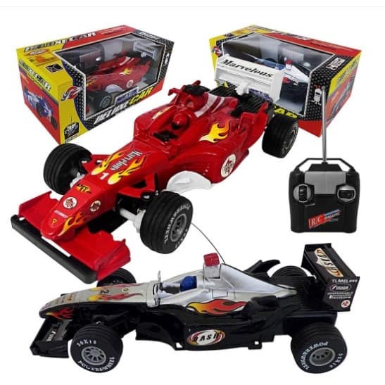 Carrinho De Controle Remoto Formula 1 Deluxe Car Carro Corrida F1 Ferrari