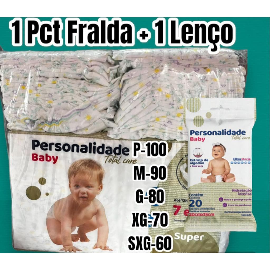 FRALDA  FARDÃO ECONOMICO PERSONALIDADE NOTURNO MAIS LENÇO  SEGURA NOITE TODA qualidade da mais top do mercado