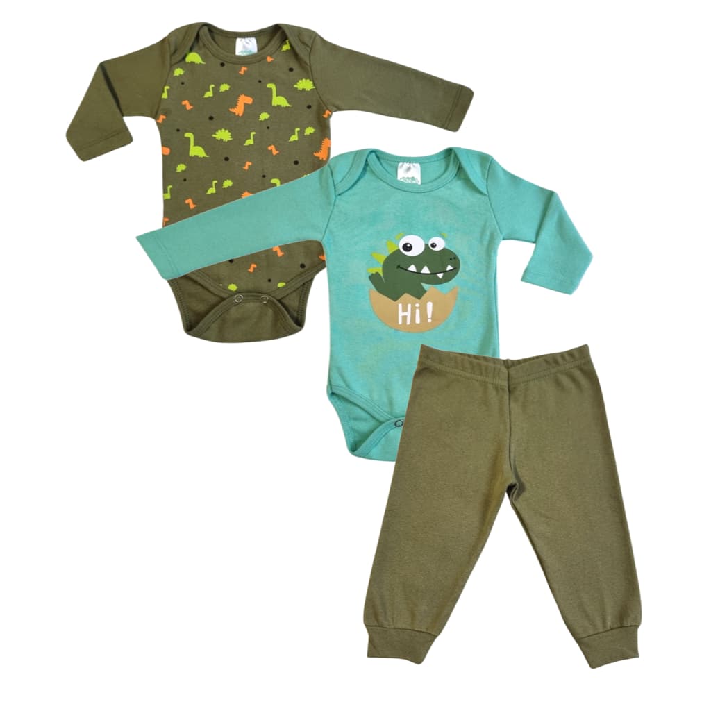 KIT Body Bebê com mijão Menina ou Menino Roupas de bebê INVERNO Recém Nascido 2500