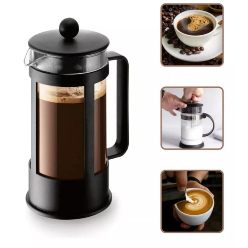 Cafeteira Prensa Francesa Café Expresso Leite Cremoso 350ml