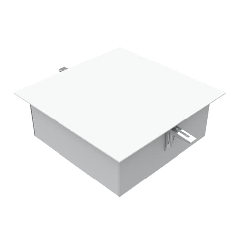 Luminária quadrada 235 LED Acrilico 12W 6000K branco frio Embutir Bivolt branca G-light