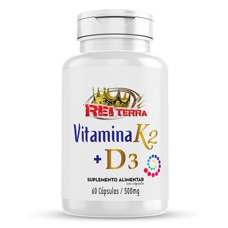 4 Vitamina K2 + Vitamina D3 60 Capsulas 500mg