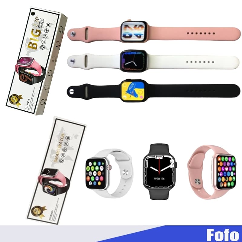 X9 PRO MAX Smartwatch IWO Relógio Inteligente Esportivo Atende e Faz Chamada Ligação tela 2.30 HD