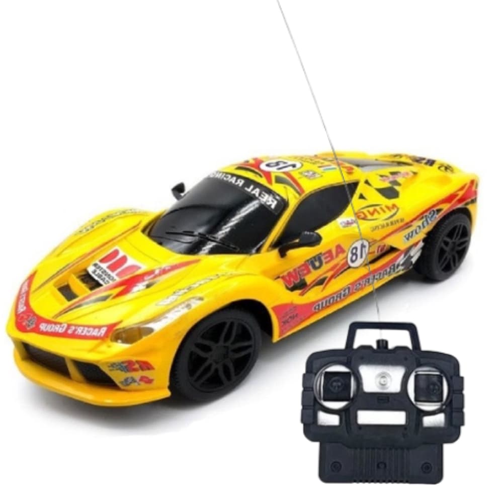 Carrinho de Controle Remoto Esportivo Phantom Carro de Brinquedo - Wellmix