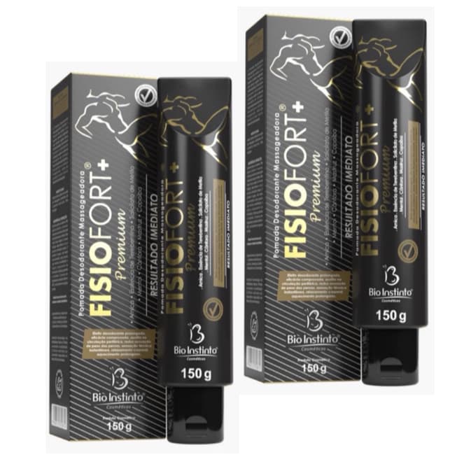 kit  2  Pomada Fisiofort Premium 150g - Bio instinto