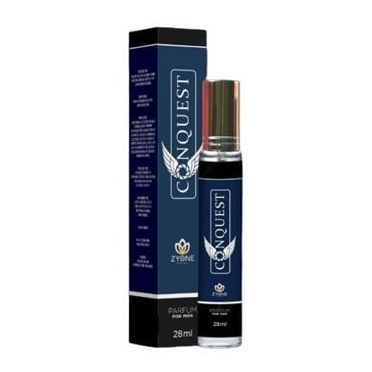 Perfume Masculino Conquest Zyone Alta Fixação 25% de Essência Importada Parfum