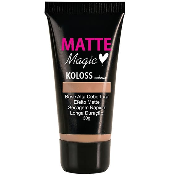 Base Líquida Facial Efeito Matte Magic Koloss - cor 70