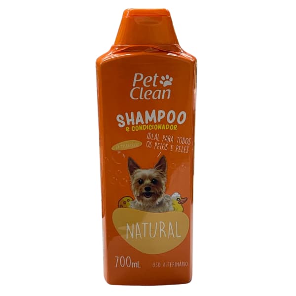 Shampoo e Condicionador Natural Pet Clean Para Cães e Gatos