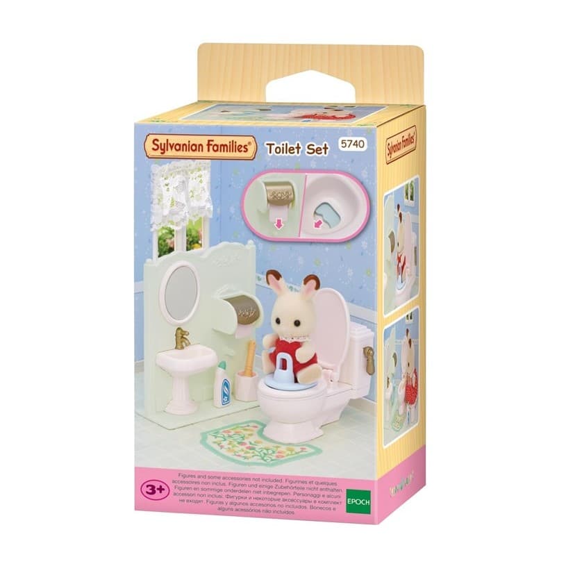 Sylvanian Families Conjunto De Toalete Banheiro - Epoch