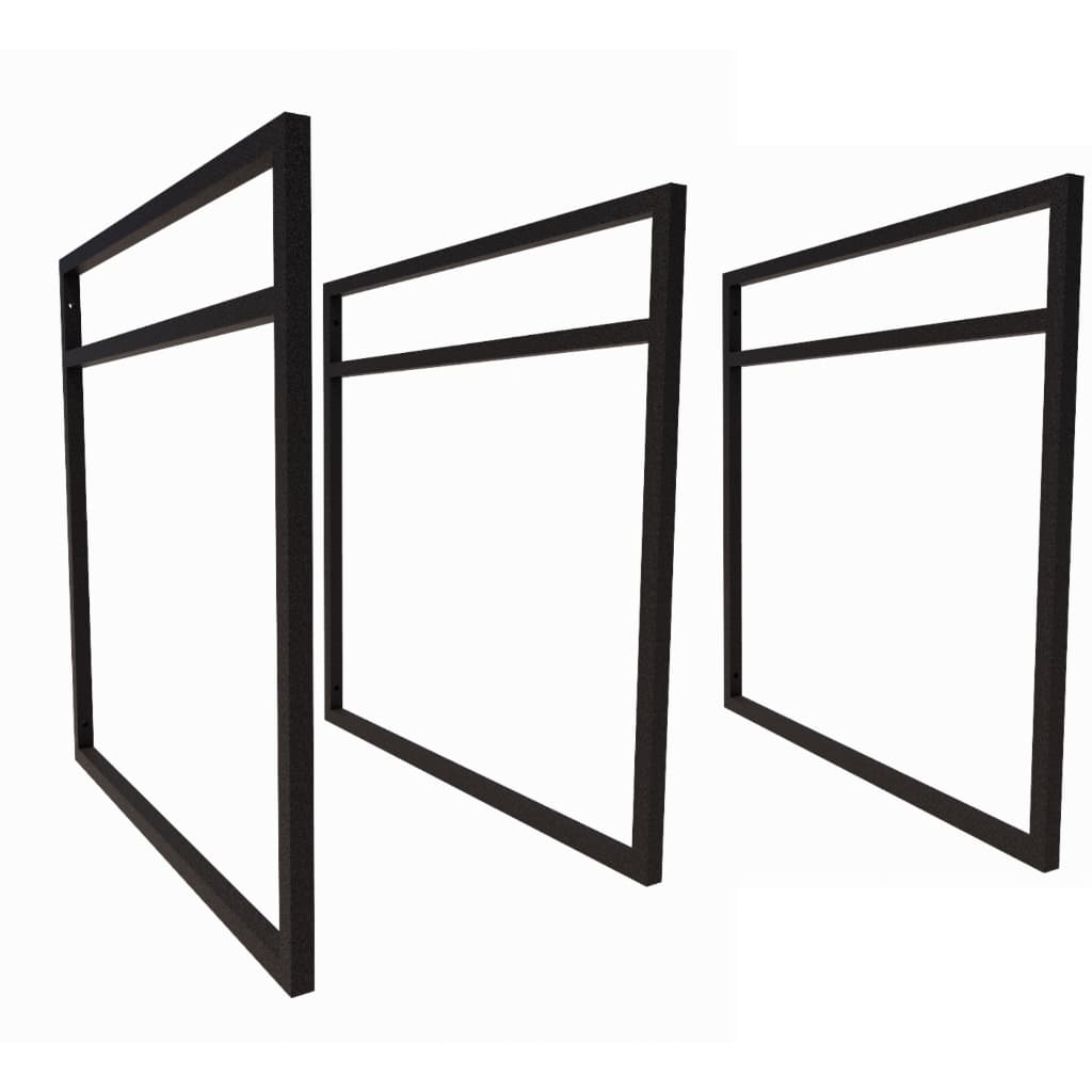 3 Suporte Nicho Prateleira Estilo Industrial 45cm Forno Microondas Reforçada Parede Cozinha Moderna