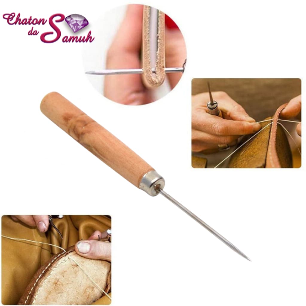 Furador Agulhão Fine Manual para Cartonagem, Patchwork, Tecido, Encadernação - 1 unidade