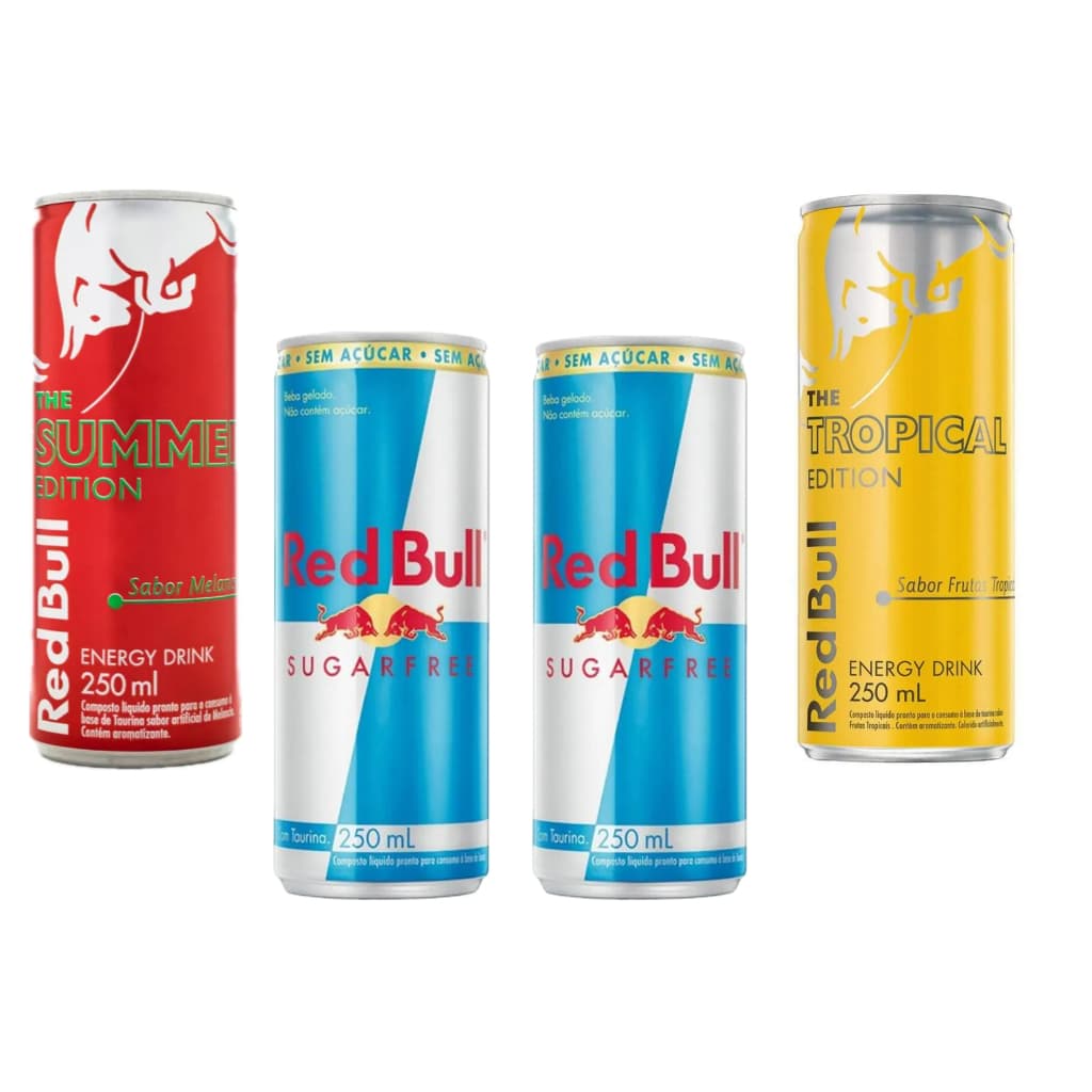 Kit Red Bull Bebida Energética 250 ml cada - Envio Rápido