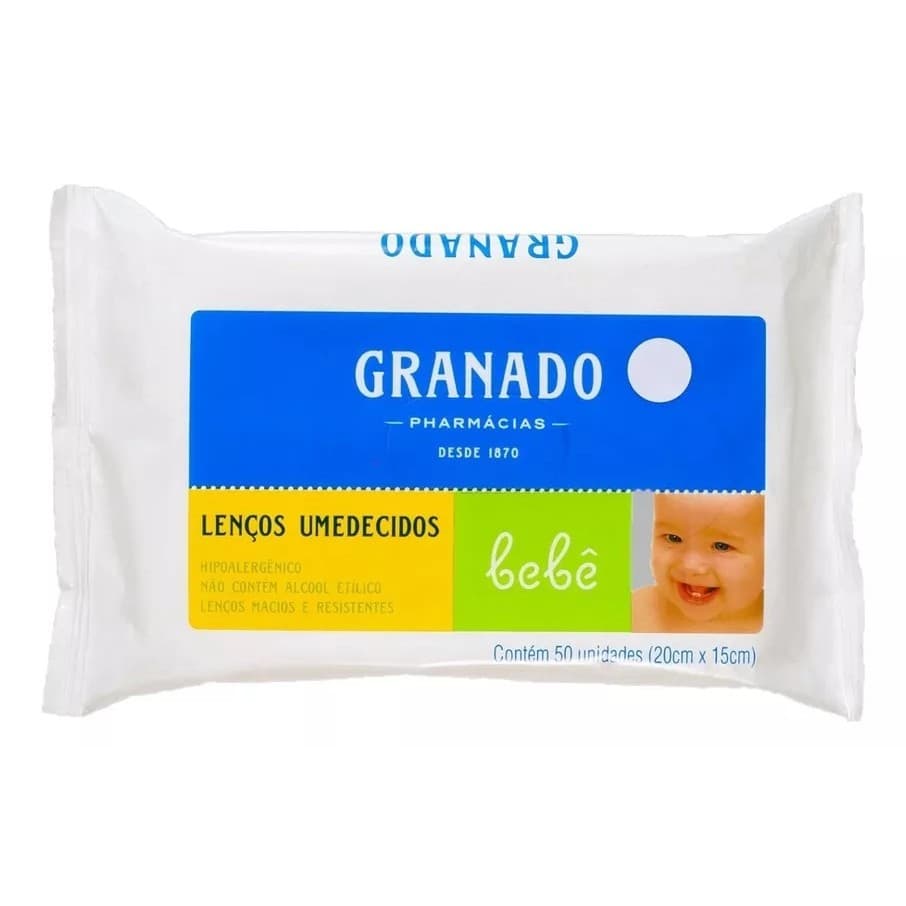 Lenços Umedecidos Granado 50 Unidades