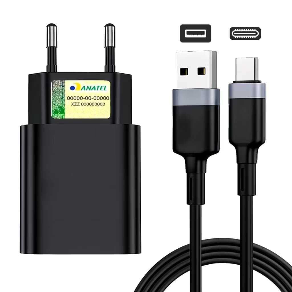 Carregador Para Celular TURBO 50W Tipo- C e V8 Carregador Carga Rápida - ENVIO IMEDIATO