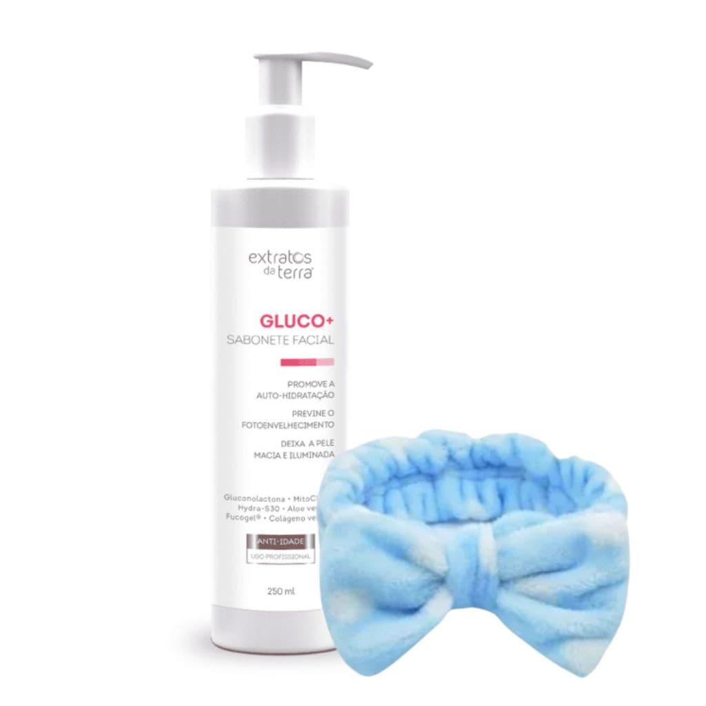 Sabonete Facial Anti-idade Gluco+ 250ml Profissional Extratos Da Terra