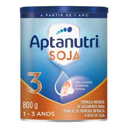 Fórmula Infantil Em Pó Soja 3 Em Lata 800g Aptanutri Soja ENVIO IMEDIATO NOTA FISCAL