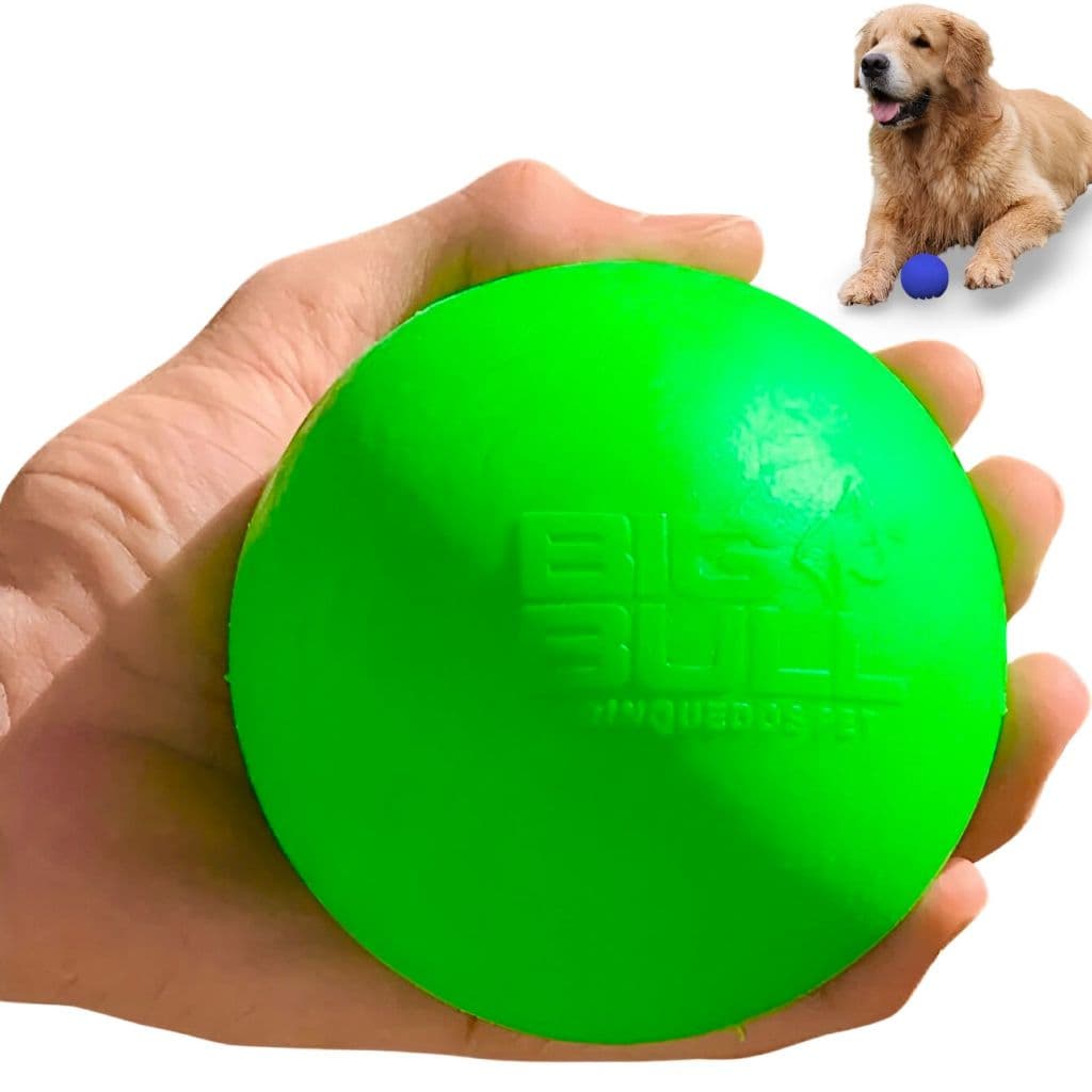 Bola Big Bull Para Pitbull Brinquedo Anti-stres P/ Cães Grandes 100mm