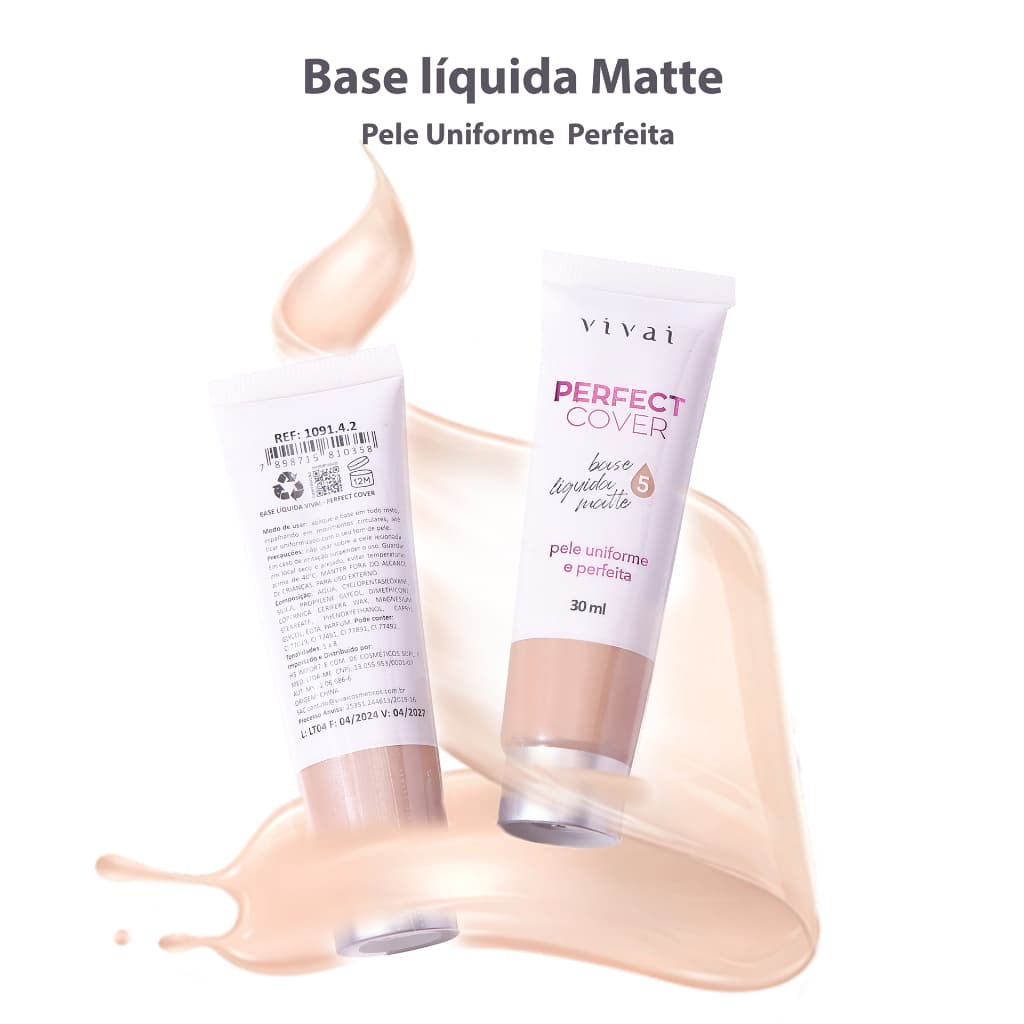 Base Líquida Pefect Cover - Vivai 30ml